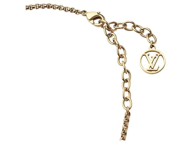 Louis Vuitton Collana Louis by Night in cristallo placcata oro - vista 5