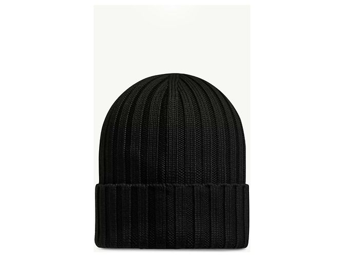 Moncler Wollmütze mit Logo-Patch - Ansicht 3