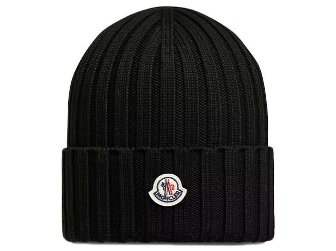 Moncler Wollmütze mit Logo-Patch - Ansicht 5