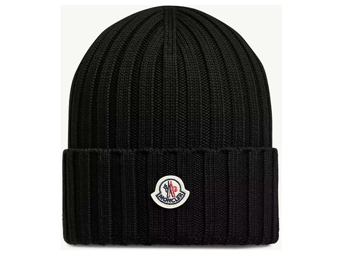 Moncler Wollmütze mit Logo-Patch - Ansicht 6