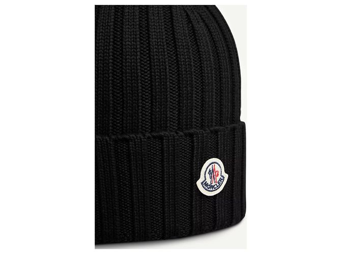 Moncler Wollmütze mit Logo-Patch - Ansicht 8