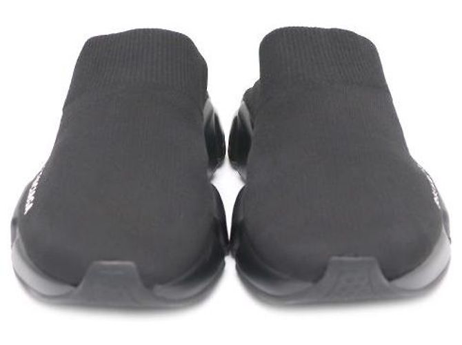 Balenciaga Mule Speed Recycled Knit Black - vista 2