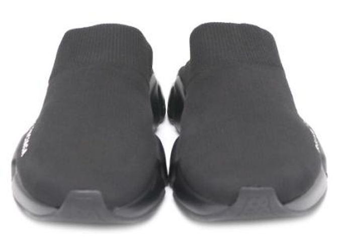 Balenciaga Mule Speed Recycled Knit Black - vista 9