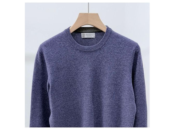 Strickpullover Brunello Cucinelli lila - Ansicht 2