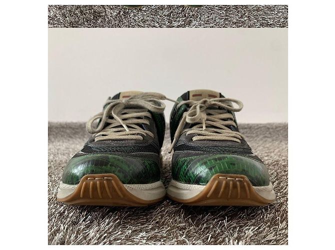 Gucci Sneakers Ultraface Crocodile - vista 3