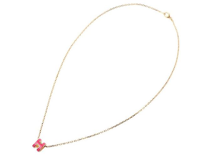 Hermès Collana Mini Rose Extreme Popash Rose Gold - vista 3