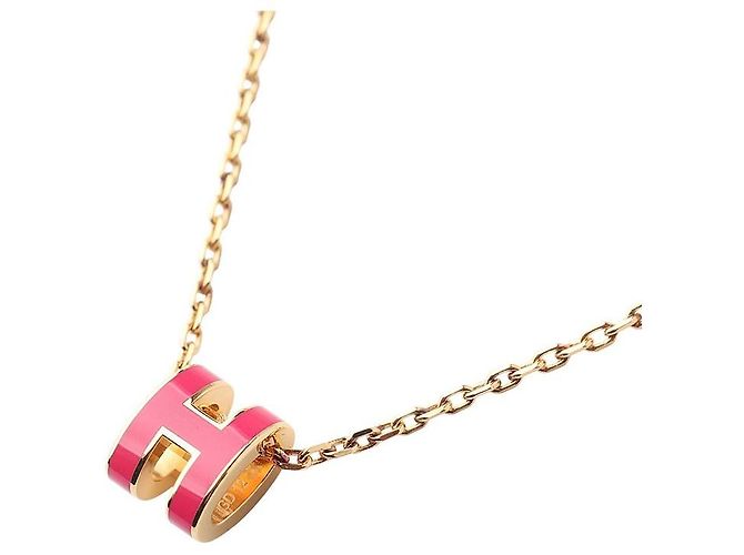 Hermès Collana Mini Rose Extreme Popash Rose Gold - vista 4