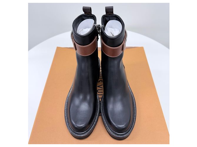 Louis Vuitton Botines Chelsea Black - vista 6