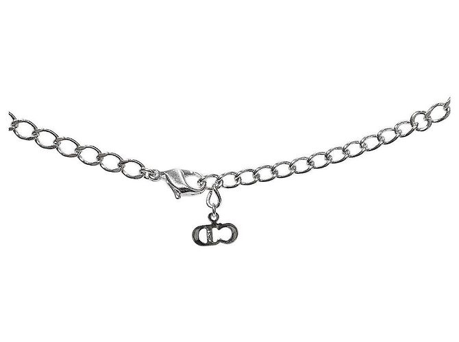 Collar Dior plata - vista 4