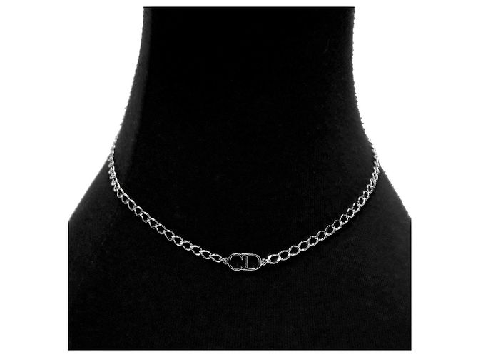 Collar Dior plata - vista 5