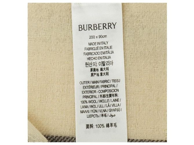 Sciarpa Burberry in lana a quadri - vista 4