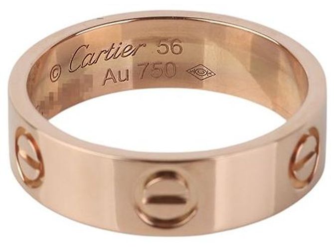 Cartier Love Ring in Pink Gold Größe - Ansicht 4