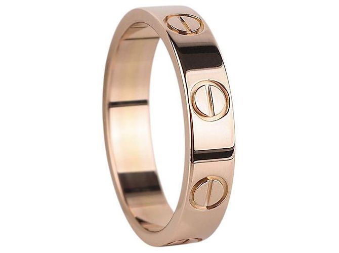 Cartier Mini Love Ring in Pink Gold Größe - Ansicht 2