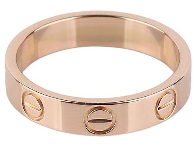 Cartier Mini Love Ring in Pink Gold Größe - Ansicht 3