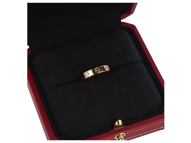 Cartier Mini Love Ring in Pink Gold Größe - Ansicht 5