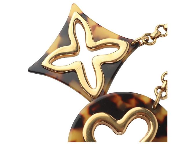 Louis Vuitton Portachiavi e ciondolo per borsa Insolence Leopard Gold Monogram Flower - vista 3
