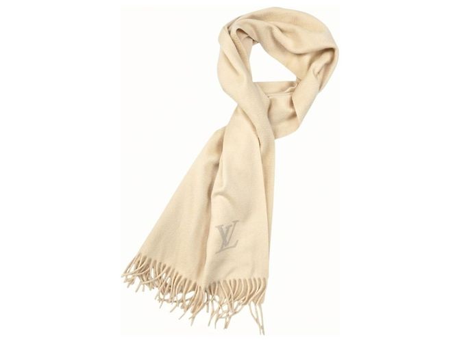 Sciarpa Louis Vuitton in cashmere avorio - vista 2