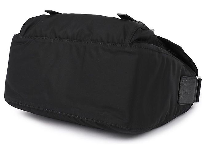 Borsa a tracolla Prada in nylon nero - vista 6