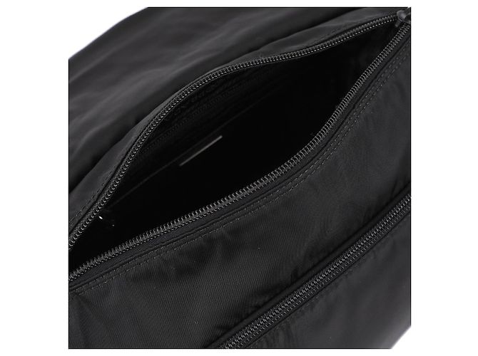 Borsa a tracolla Prada in nylon nero - vista 8