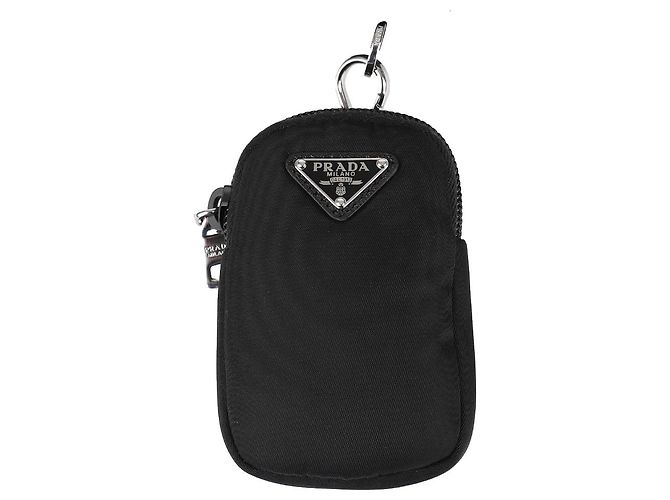 Borsa a tracolla Prada in nylon nero - vista 9