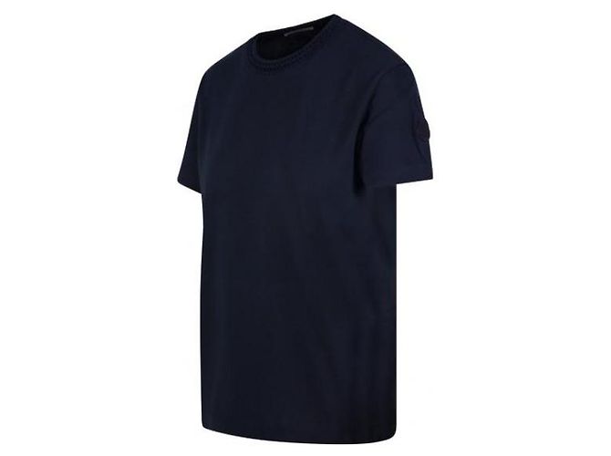 Moncler Baumwoll-T-Shirt mit Häkel-Akzenten - Ansicht 5