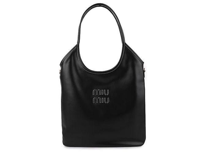 Miu Miu Ledertasche Schwarz - Ansicht 3