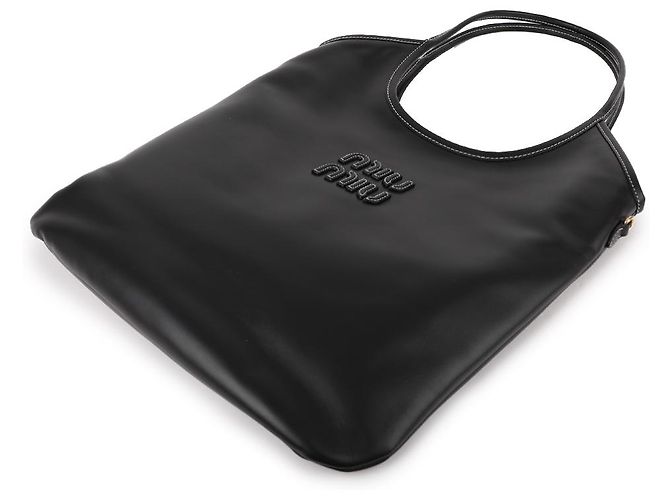 Miu Miu Ledertasche Schwarz - Ansicht 6