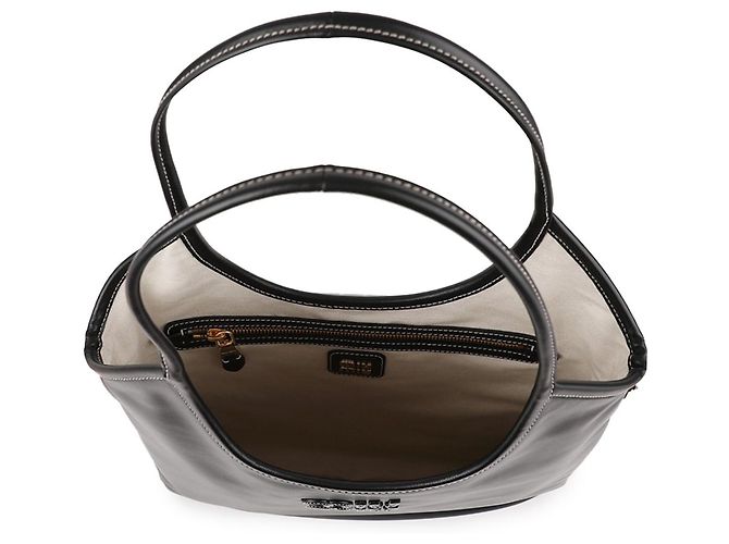 Miu Miu Ledertasche Schwarz - Ansicht 7