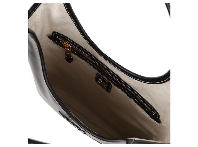 Miu Miu Ledertasche Schwarz - Ansicht 8