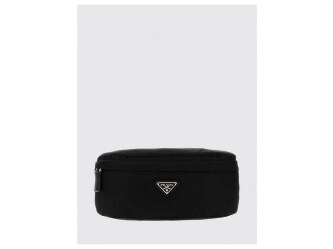 Prada Borsello Cintura con Placca Logo e Zip - vista 5