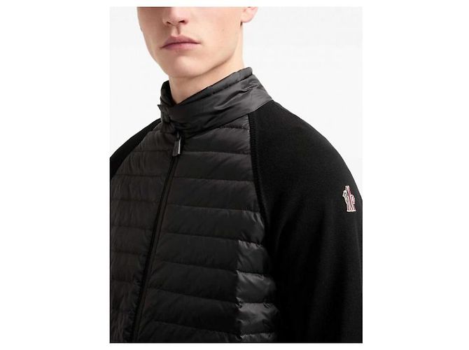 Moncler Gesteppter Cardigan mit Reißverschluss - Ansicht 9