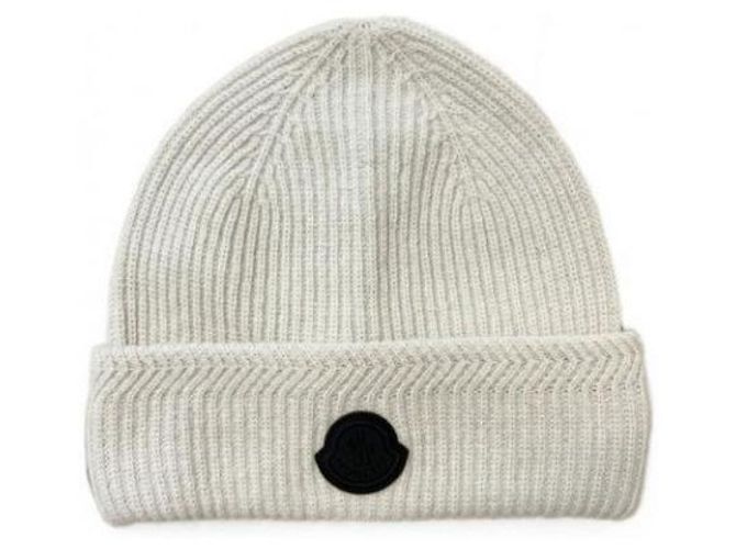 Moncler Wool Beanie White - view 4