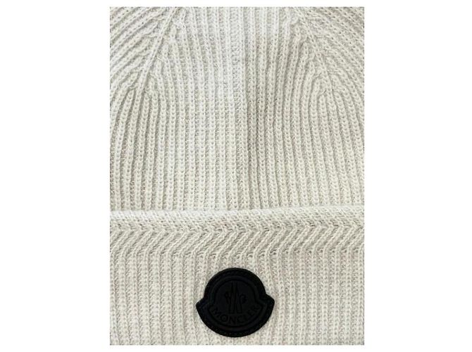 Moncler Wool Beanie White - view 5
