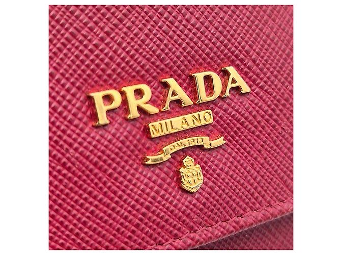 Prada Cartera larga de Saffiano Metal - vista 7