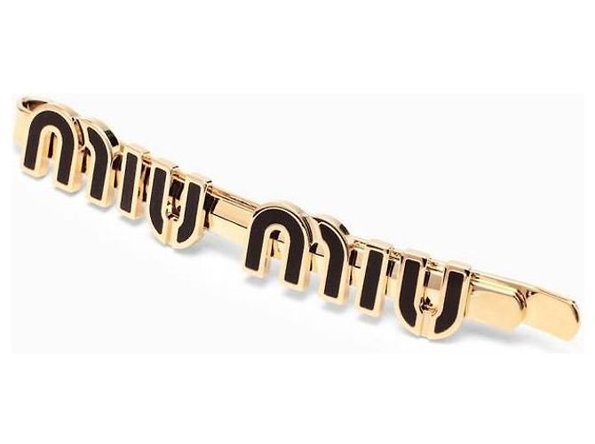 Miu Miu Emaille-Haarspange aus Metall - Ansicht 5