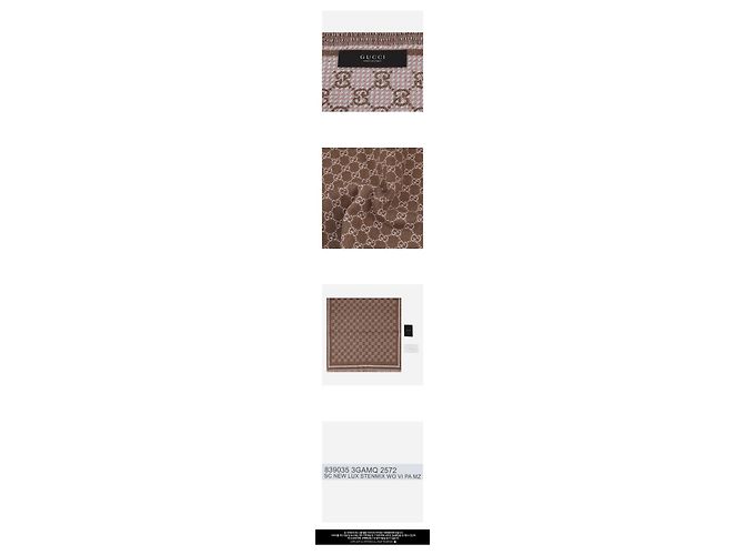 Gucci Wollschal Braun - Ansicht 3