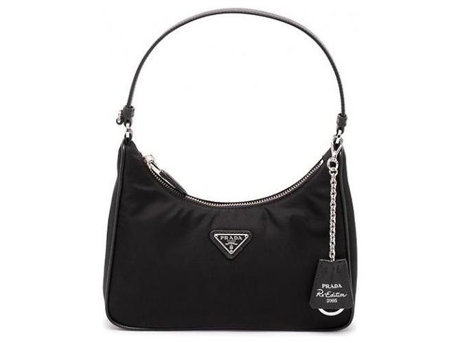 Prada Mini Bolsa Re-Edition em Nylon - vista 4