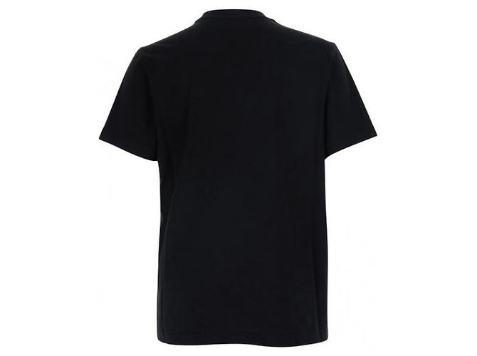 Moncler Baumwoll-T-Shirt mit besticktem Logo - Ansicht 5