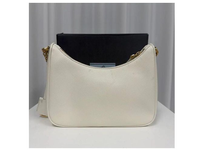 Prada Borsa Hobo in pelle Tessuto - vista 2