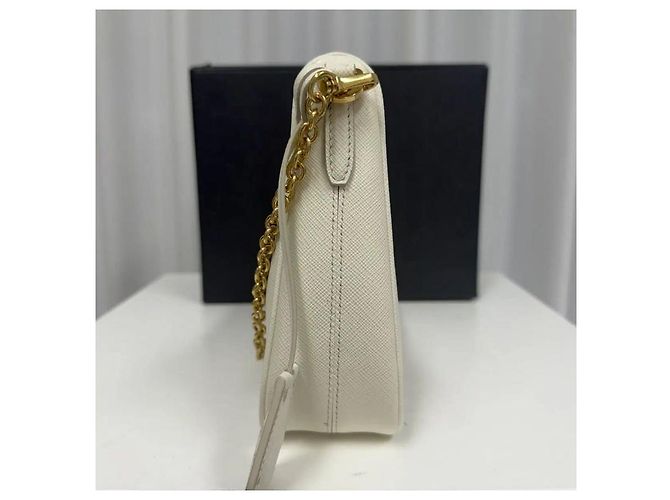 Prada Borsa Hobo in pelle Tessuto - vista 3