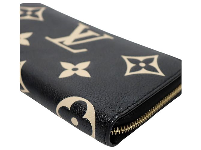 Louis Vuitton Black Epent Leather Long Wallet - vista 5
