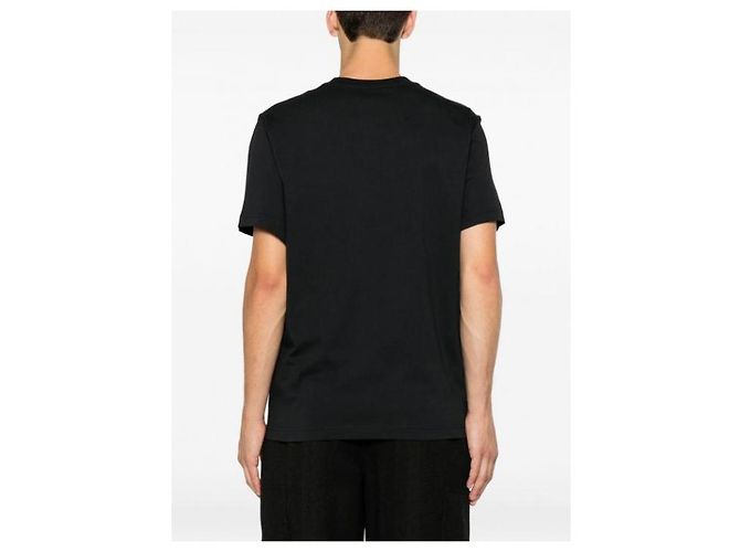 Moncler Baumwoll-T-Shirt mit Logo Dunkelblau - Ansicht 6