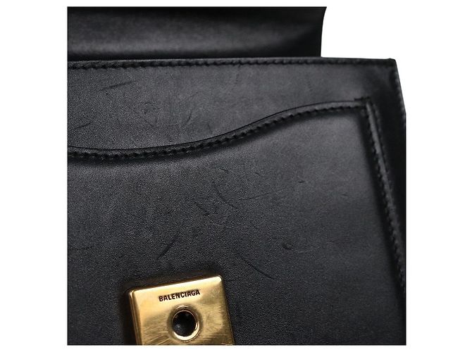 Balenciaga Borsa a tracolla BB con patta nera - vista 6