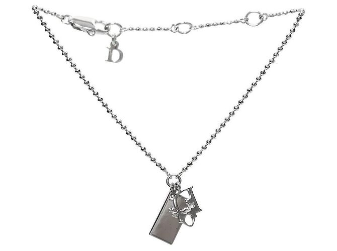 Dior Brazalete Oblique Heart Dice Silver - vista 2