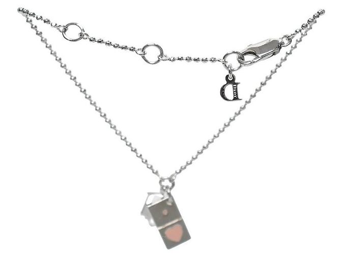 Dior Brazalete Oblique Heart Dice Silver - vista 4