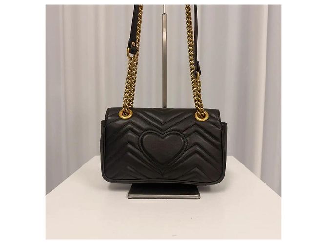Gucci Borsa a tracolla mini Marmont Matelassé - vista 2