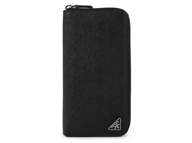 Prada Saffiano Wallet Black Leather - view 3