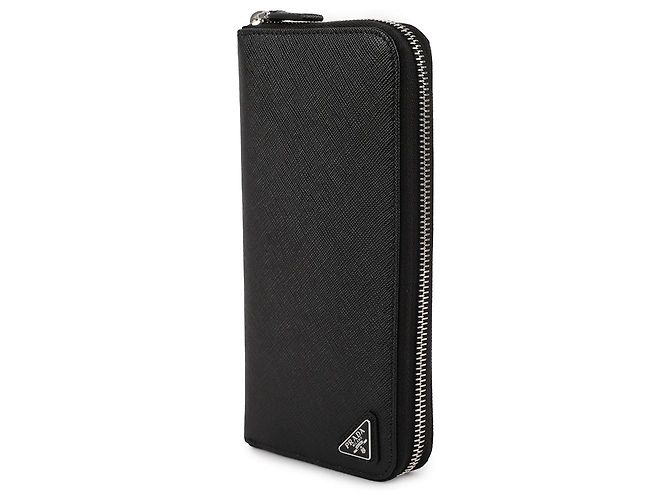 Prada Saffiano Wallet Black Leather - view 4