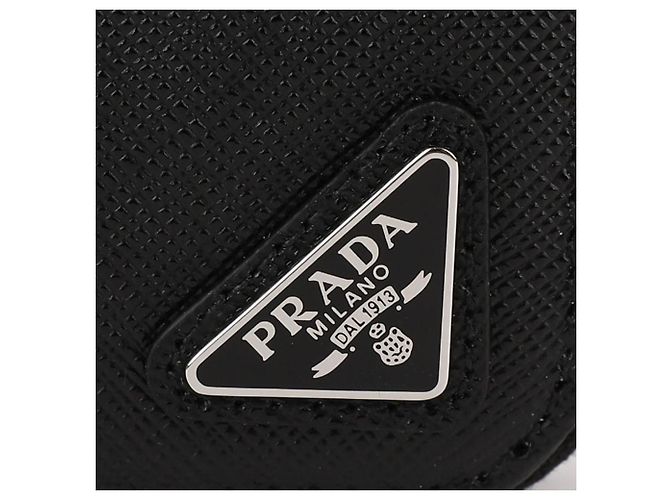 Prada Saffiano Wallet Black Leather - view 9