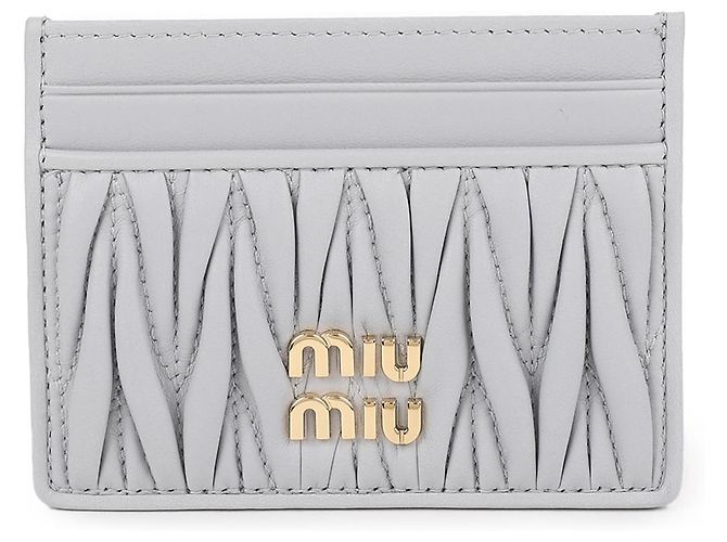 Miu Miu Kartenetui aus Nappaleder - Ansicht 3